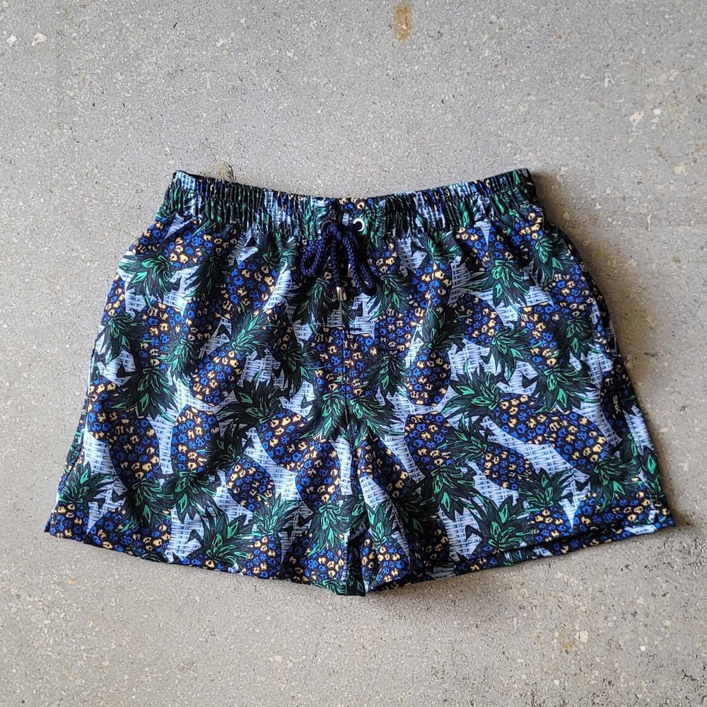 SNK BLUE PINEAPPLE SWIM SHORTS